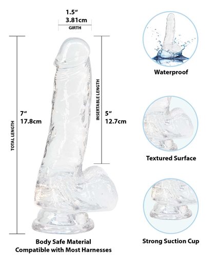 Addiction Crystal 7" Dildo - Image 7