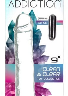 Addiction Crystal 9" Vertical Dildo