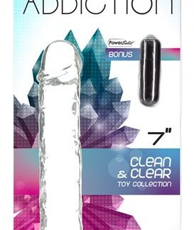 Addiction Crystal 7" Vertical Dildo