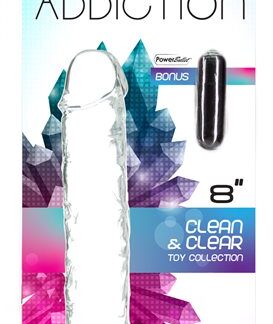 Addiction Crystal 8" Vertical Dildo